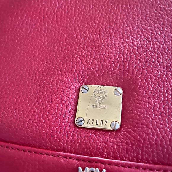 Authentic MCM Red Saddle Bag.
(RARE Color) - Picture 9 of 12